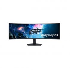 Ecran 49'' Samsung Gaming Odyssey G9 Noir 240Hz 1ms 5120x1440 VA Incurvé 1000R 32:9 450cd/m² DP 2xHDMI 2xUSB 3.0 Pied régl haut inclinable orientable