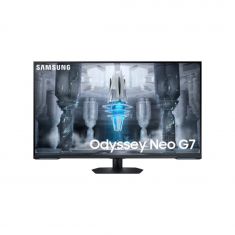 Ecran 43'' Samsung Noir Gaming ODYSSEY NEO G7 16:9 3840x2160 VA 400cd/m² 1ms 144Hz 2xHDMI 1xDP 2xUSB 1xLAN HPs Pied inclinable VESA 200x200 SmartTV AMD FreeSync