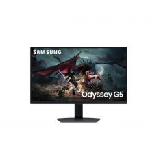 Ecran 27'' Samsung Gaming Odyssey G5 Noir QHD 2560x1440 180Hz IPS 1ms 350cd/m² HDMI DisplayPort réglable en Hauteur Pivot LS27DG500EUXEN