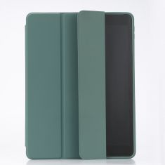 ***Etui folio WE pour tablette iPad 10.2 - Coloris vert sapin - Fonction support - Dos transparent - Support stylet  - 7/8/9 GEN"