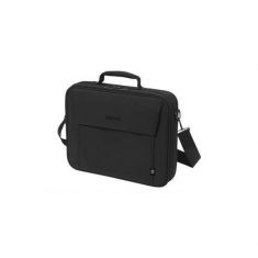 DICOTA Sacoche Ecologique MULTI BASE Noir pour PC portable 14"-15.6" Légère Polyester cadre métal et plusieurs compartiments Garantie a vie   D30446-RPET