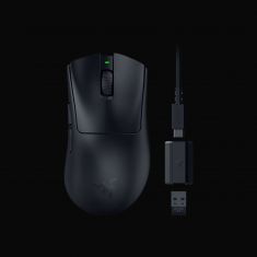 RAZER DeathAdder V3 HyperSpeed Noir - Souris Gaming Esport filaire - forme ergonomique, 6 boutons programmables, 30 000 DPI 