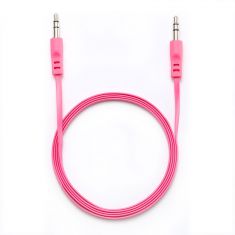 Câble Jack/Jack M/M plat 1.50m - fushia 3.5mm