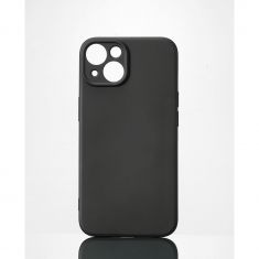 Coque de protection SILICONE RIGIDE : Matière silicone - effet mat - toucher doux - rigide - compatible pour iPhone 14