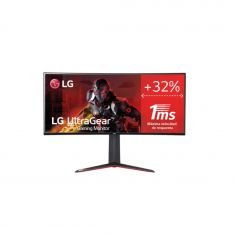 ECRAN LG 34" gaming Noir NANO IPS incurvé 21:9 QHD 3440x1440 144Hz 1ms 400cd/m2 2xHDMI 3xUSB 3.0 VESA DP FreeSync Mode DAS Black Stabilizer Inclin Rég haut