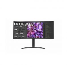 ECRAN LG 34 " Noir 34WQ75C-B Incurvé IPS 60Hz 21:9 5ms 3440x1440 300cd/m2 2xHDMI DP 2xUSB USB-C HPs 7Wx2 Inclinaison Ajust. Hauteur Black Stabilizer