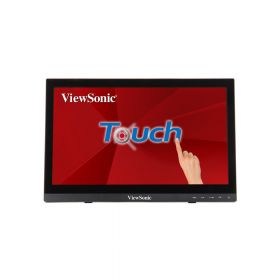 Ecran 15,6''ViewSonicTD1630-3 16:9 HD Tactile capacitif 10 Points 12ms 220 cd/m2 500:1 90°/60° VGA HDMI Hp:2x1W Comp.VESA 75x75mm