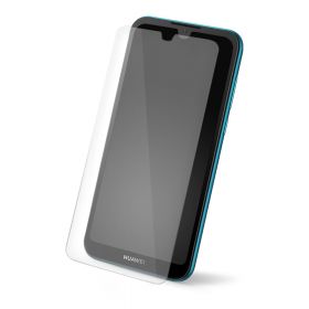 Verre trempé : Protection écran - dureté 9H (9 fois plus résistant) - anti-rayures - anti-bulles d'air - ultra-résistant - compatible pour Y5 2019