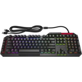 Clavier OMEN HP Sequencer Gaming retroeclairage RGB, commutation optico- mecanique, tps de réponse 0,2ms, 37,68 x 16,98 x 4,65, ***