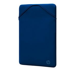 Housse de protection - Sleeve réversible ordinateur portable HP 15,6" Bleu, en néoprène durable, protège le PC contre les chocs et les rayures 2F1X7AA