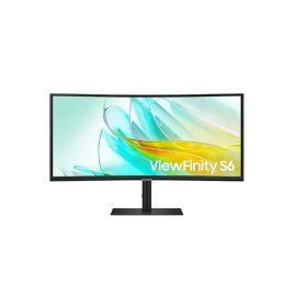 ECRAN 34'' SAMSUNG Noir ViewFinity S65UC WQHD 3440x1440 21:9 VA 350cd/m2 5ms 100Hz HDMI VGA 1xLAN 3xUSB USC-C Cable HDMI Incurvé 1000R hautparleurs Pied Inclina