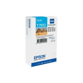 EPSON Cartouche Encre Cyan T7012 XXL 3 400 pages WP-40xx/45xx