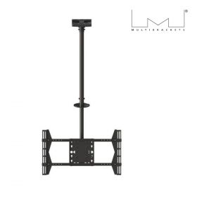 Support plafond MULTIBRACKETS Noir pr moniteur 106,7cm 42" 160 cm 63" Capacité 80 kg. VESA 200x200 mm 600x400 mm, 860 - 3130 mm
