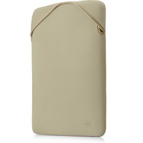 Housse de protection - sleeve réversible ordinateur portable HP 15,6" Doré, en néoprène durable, protège le PC contre les chocs et les rayures ***