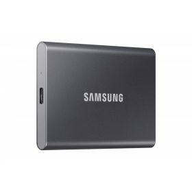 SSD EXT SAMSUNG T7 1TO gris titane USB 3.2 Gen 2 Lecture 1050 Mo/s Ecriture 1000 Mo/s MU-PC1T0T/WW