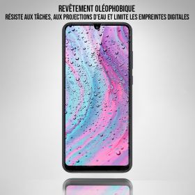 Verre trempé : Protection écran - dureté 9H (9 fois plus résistant) - anti-rayures - anti-bulles d'air - ultra-résistant - compatible pour Galaxy S21 Plus