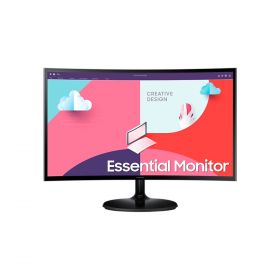 ECRAN 24'' SAMSUNG S24C360EAU Noir Incurvé 1800R 1920x1080 VA 16:9 4ms 250 cd/m² 75Hz 3000:1 VGA HDMI AMD FreeSync mode jeu
