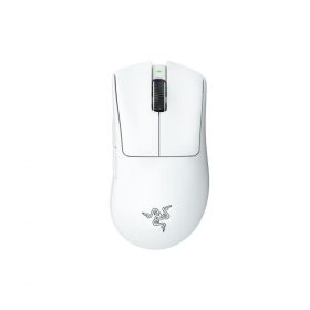 RAZER DeathAdder V3 Pro Blanche - Souris Gaming Esports Ergonomique sans Fil, Design Ultra-léger de 64g, Capteur Optique Focus Pro 30K, Interrupteur Gen-3