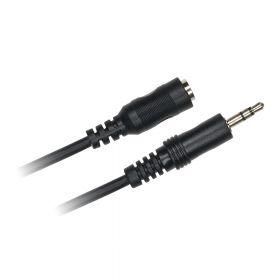 Câble Jack 3,5 mm mâle/femelle1.50m Fiches Or