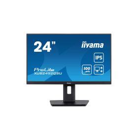 Ecran IIYAMA 23,8" Noir IPS 16:9 0.5ms WQHD 2560x1440 300 cd/m² 100Hz 1xHDMI 1xDisplayPort 3xUSB HUB (3.2) Haut parleurs 15cm pied réglable en haut Pivot