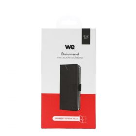 WE Etui de protection AUTOCOLLANT UNIVERSEL - XL - 5.9 5.0 Noir