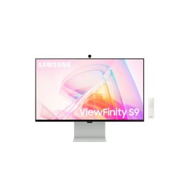 ECRAN 27" SAMSUNG S90PC ViewFinity Silver 60Hz 5ms 5K 5120x2880 IPS 16:9 600cd/m2 3xUSB-C Mini DP Thunderbolt4 Webcam hautparlers Pied régl Pivot