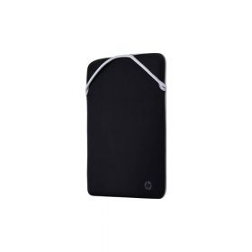 Housse de protection - Sleeve réversible ordinateur portable HP 14.1" Noir/Argent en néoprène durable, protège le PC contre les chocs et les rayures 2F2J1AA