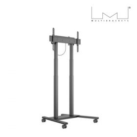 Support Pied à roulettes motorisé MULTIBRACKETS Noir pour moniteur 94cm 37", 2,29m 90" Capacité 60 kg VESA 100x100, 800x400, 0 - 650 mm