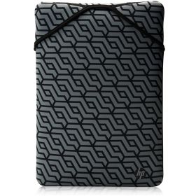 Housse de protection - Sleeve réversible ordinateur portable HP 15,6" Motif Géo, en néoprène durable, protège le PC contre les chocs et les rayures 2F2L0AA