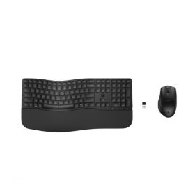 HP-C HP 685 Comfort Noir - Clavier + Souris sans fil Dual-Mode (2,4 GHz, Bluetooth), Design complet et Ergonomic - 1 X AA (souris), 2 x AA (clavier) - STB