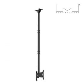 Support plafond MULTIBRACKETS Noir pr moniteur 25,4 cm 10" 81,3 cm 32" Capacité 14 kg. VESA 50 x 50 mm 200x200 mm, 550 - 1500 mm