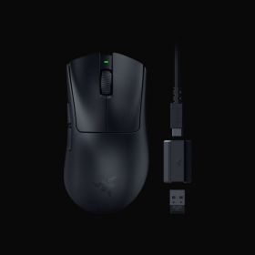 RAZER DeathAdder V3 HyperSpeed Noir - Souris Gaming Esport filaire - forme ergonomique, 6 boutons programmables, 30 000 DPI 